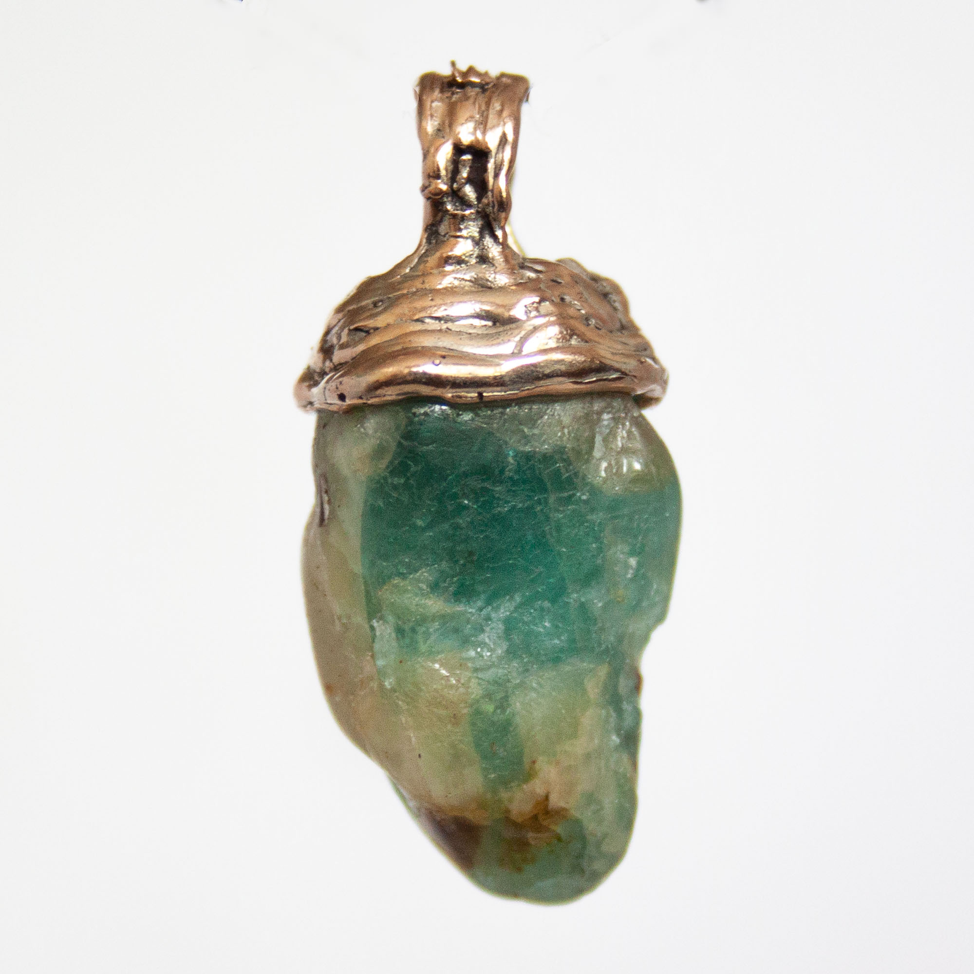 9K Gold Andean Opal Pendant - Image 3