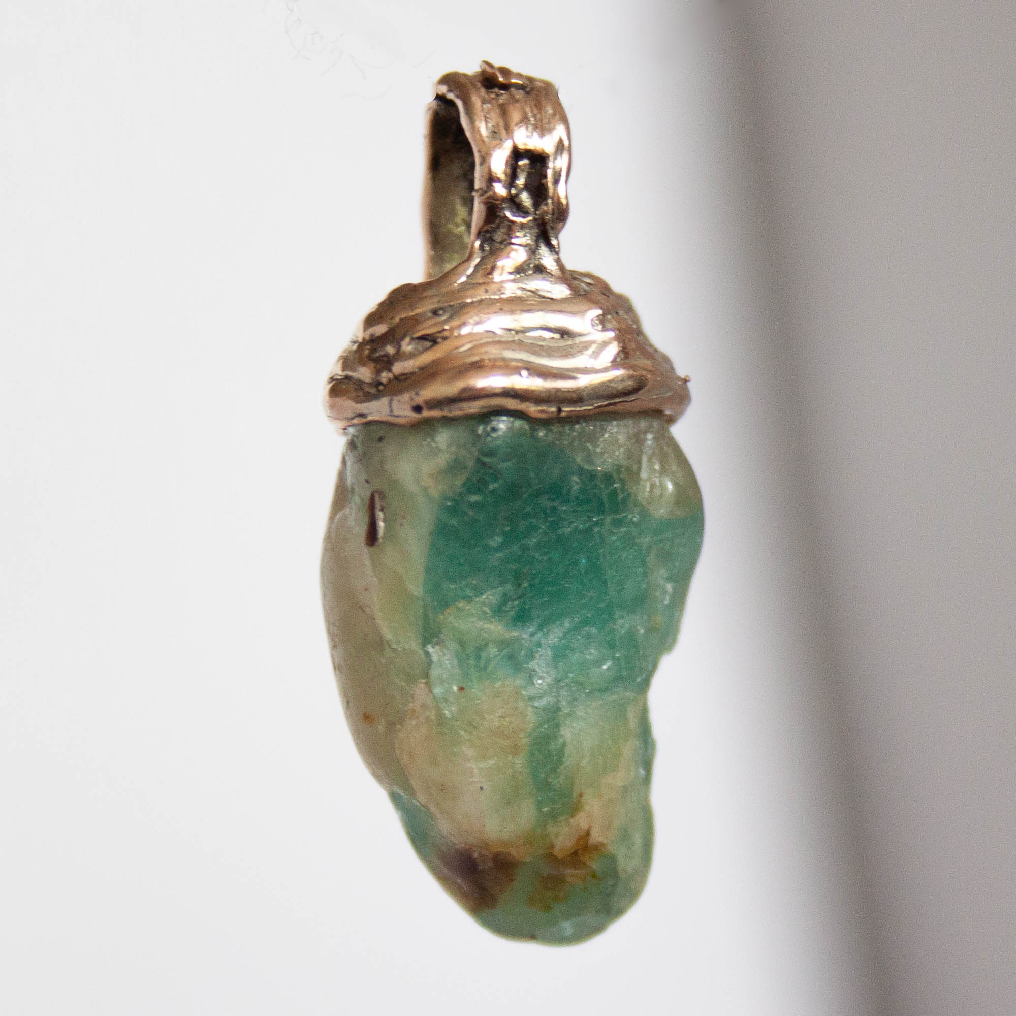 9K Gold Andean Opal Pendant - Image 6