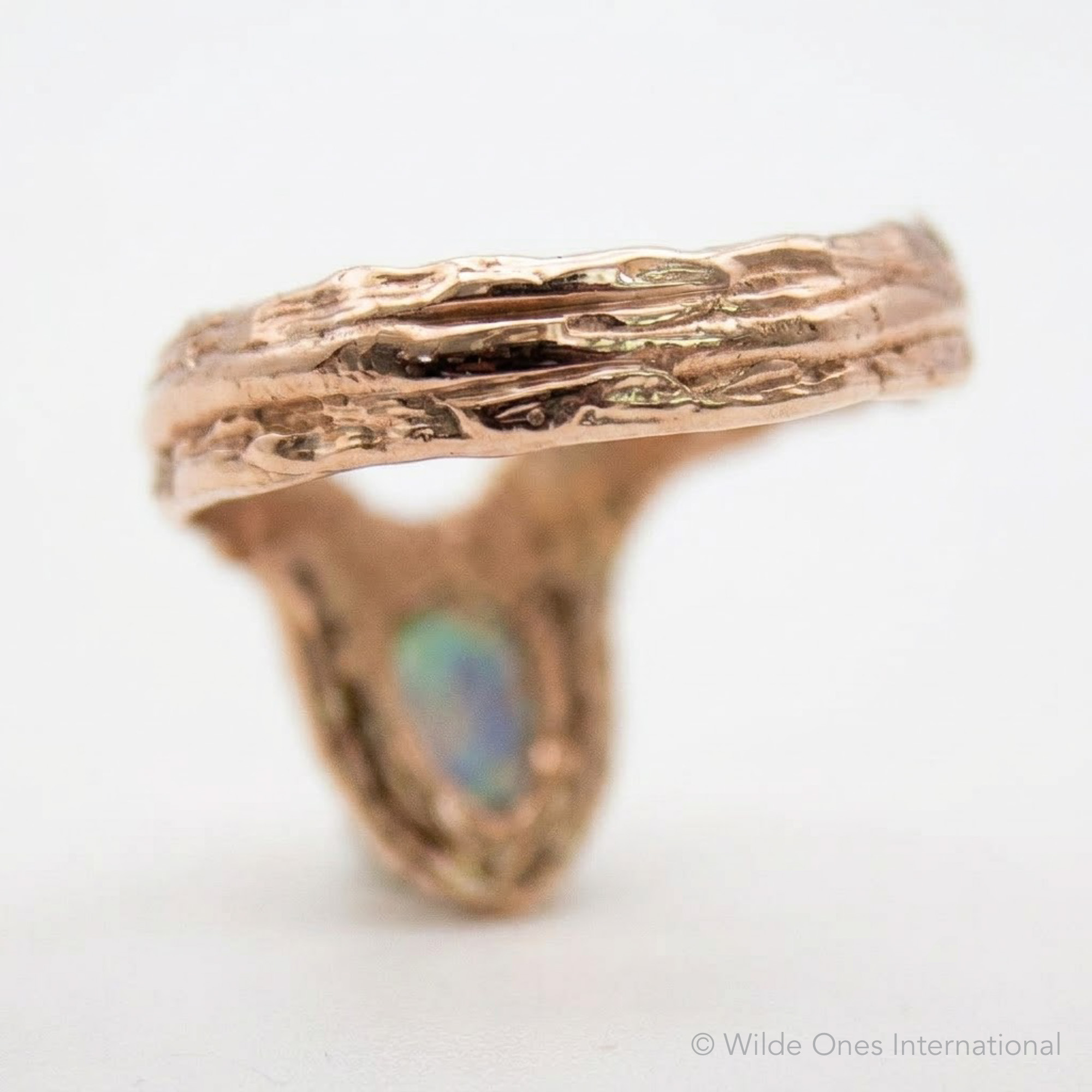 9K Gold Moonstone Ring - Image 4