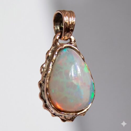9K Gold Opal Pendant