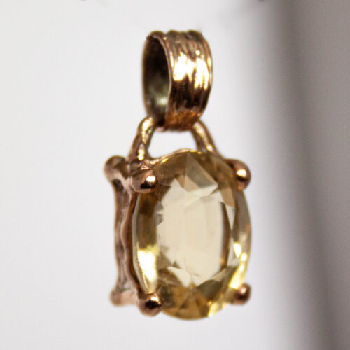 9K Gold Scapolite Pendant