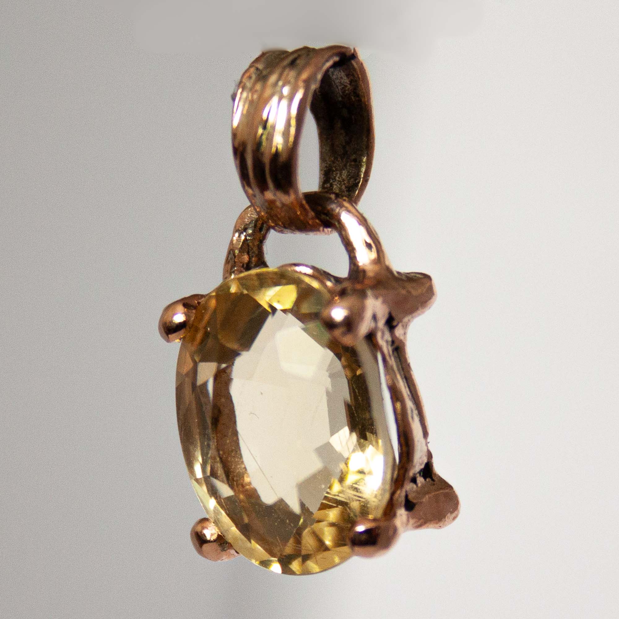 9K Gold Scapolite Pendant - Image 6