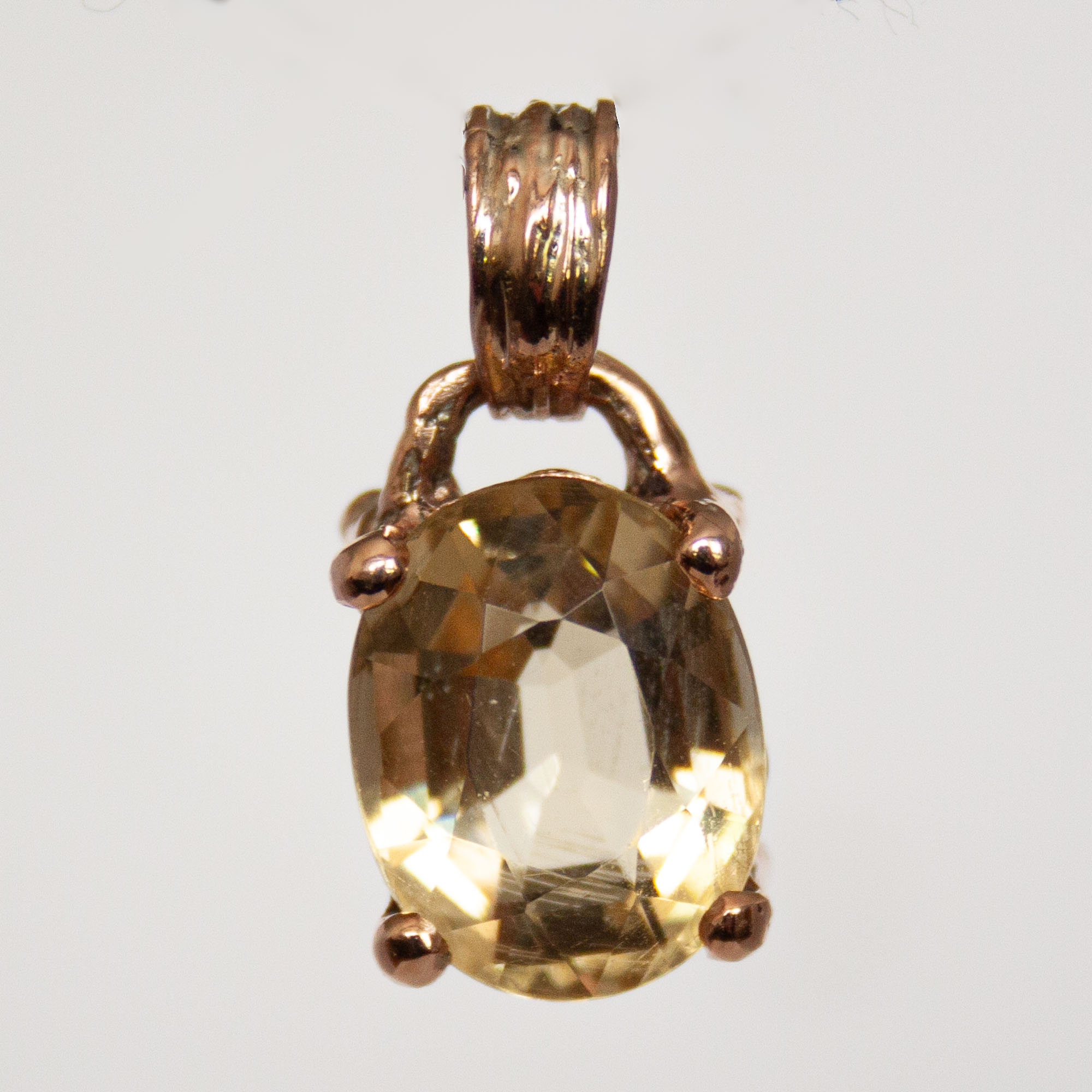 9K Gold Scapolite Pendant - Image 7