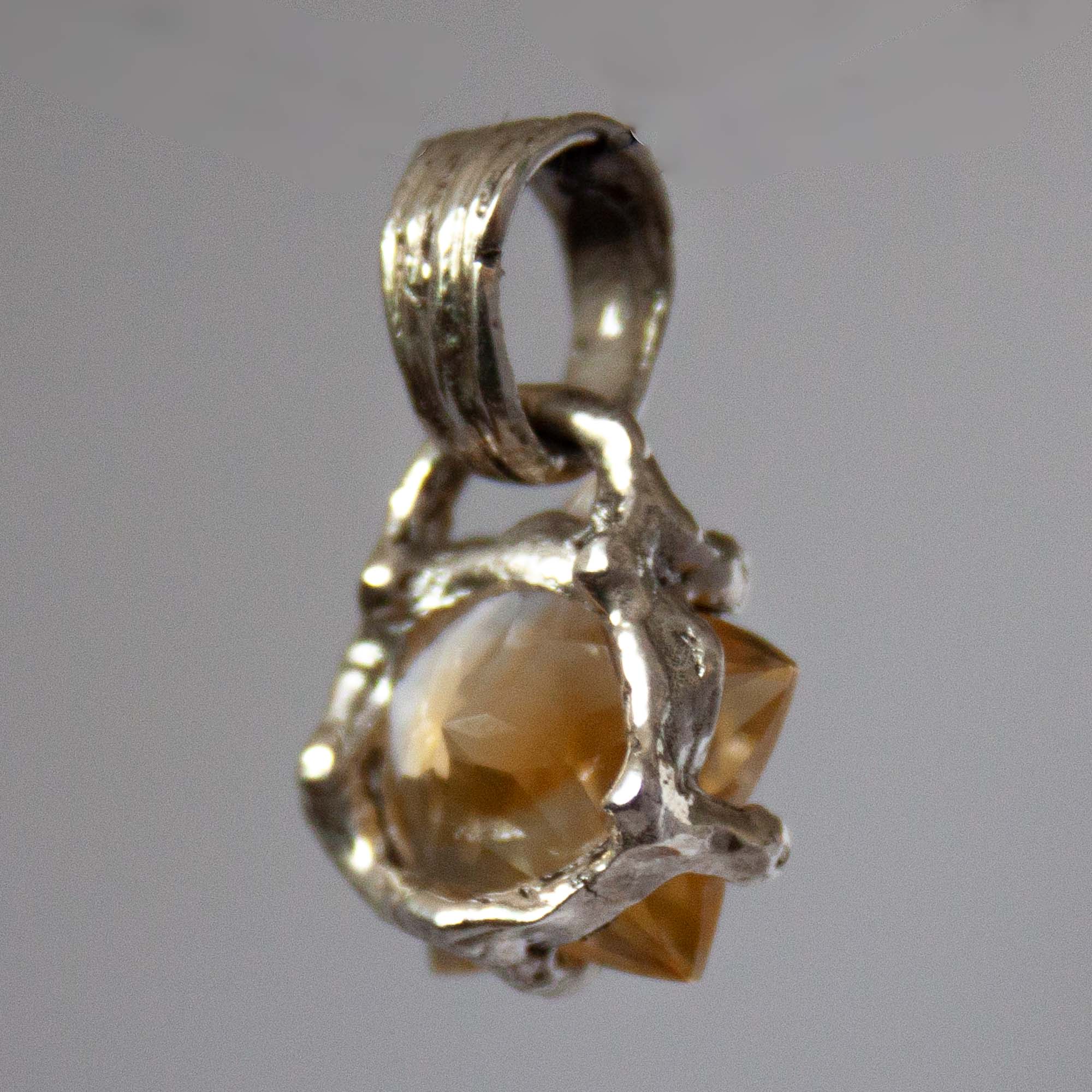 Citrine Star Silver Pendant - Image 3