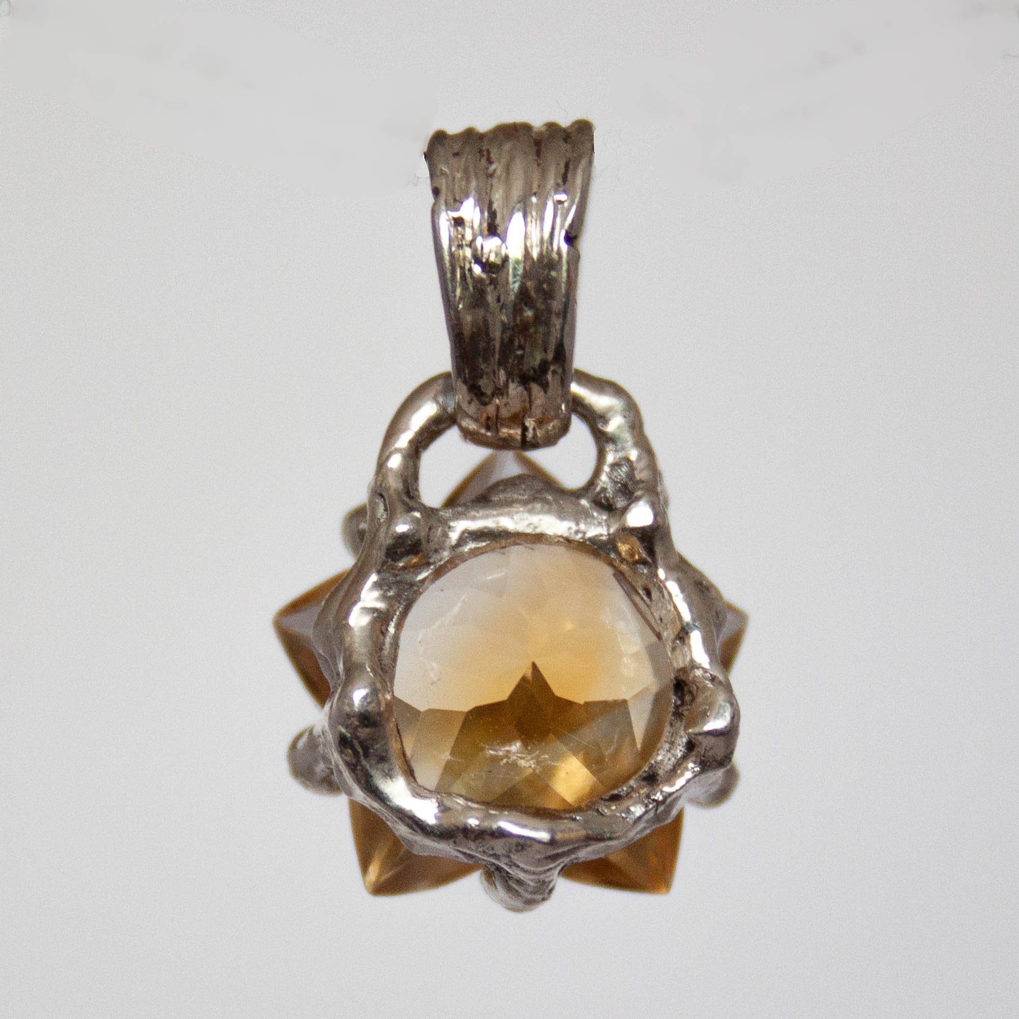 Citrine Star Silver Pendant - Image 4