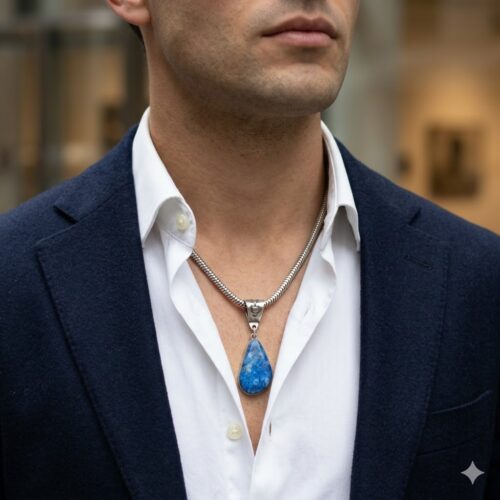 Eddie Chee Lapis Pendant