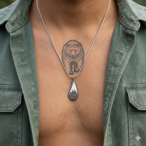 Hopi Bear Paw Pendant
