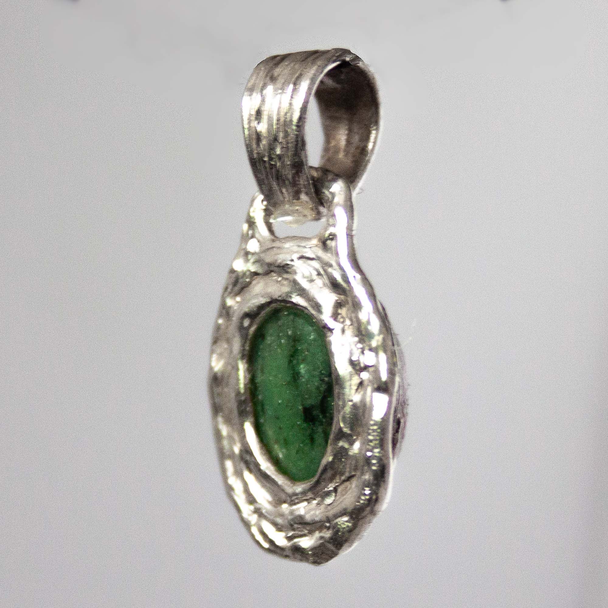 Ruby Fuschite Silver Pendant - Image 3