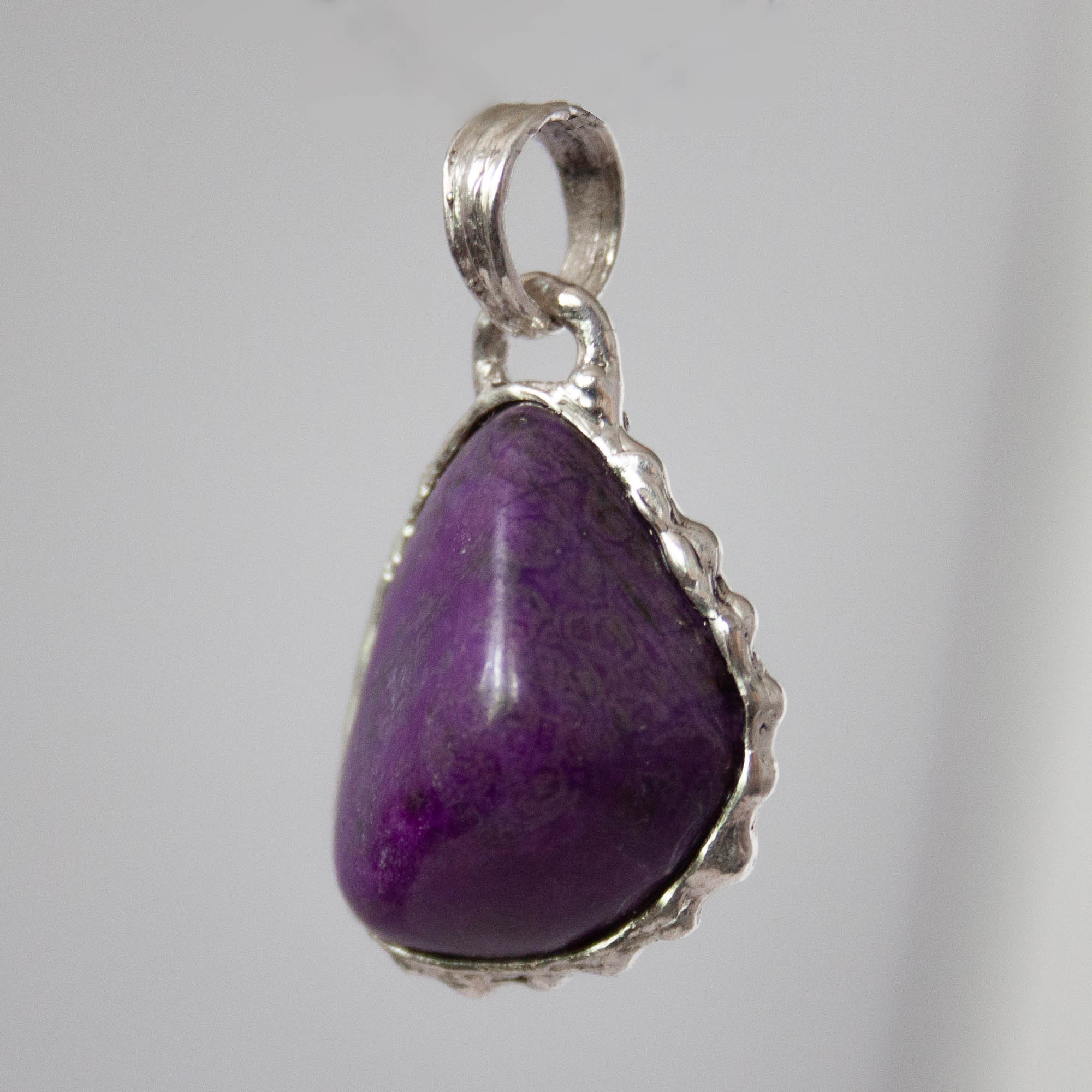 Sterling Silver Sugilite Pendant - Image 6