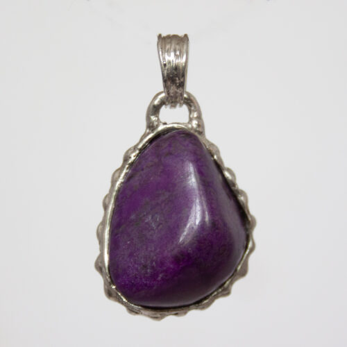 Sterling Silver Sugilite Pendant