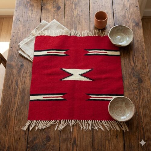 Vintage Red Navajo Weaving
