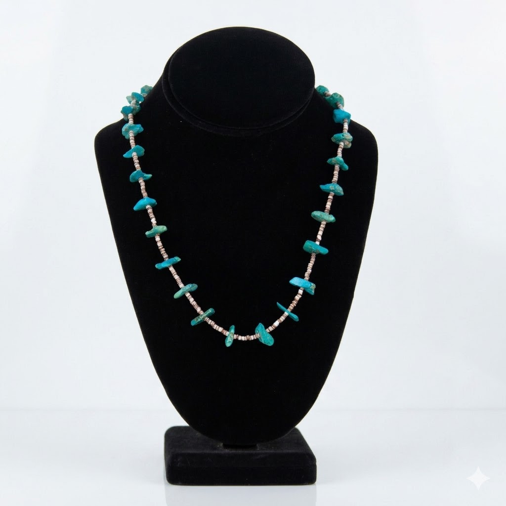 1930s Zuni Turquoise Necklace