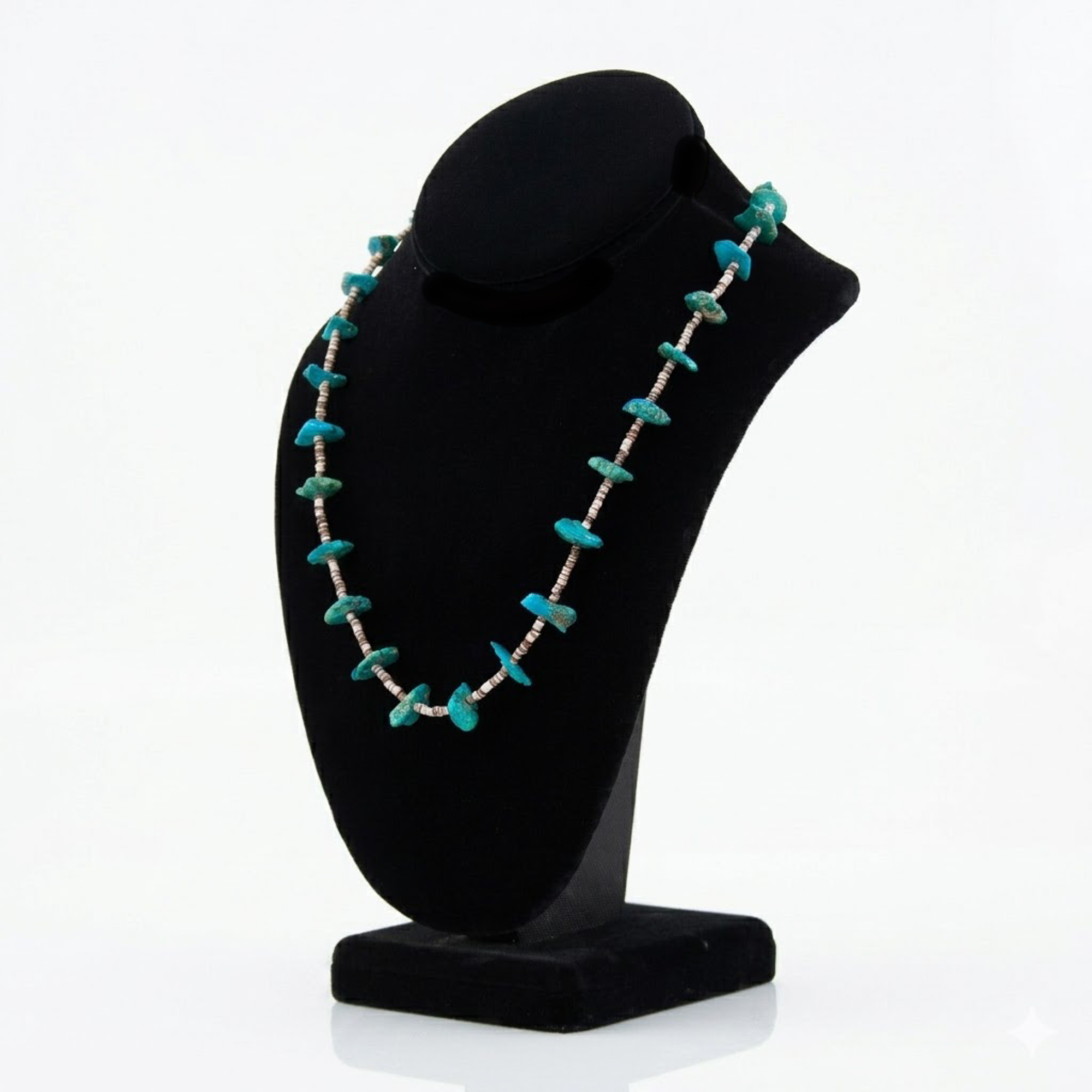 1930s Zuni Turquoise Necklace - Image 4