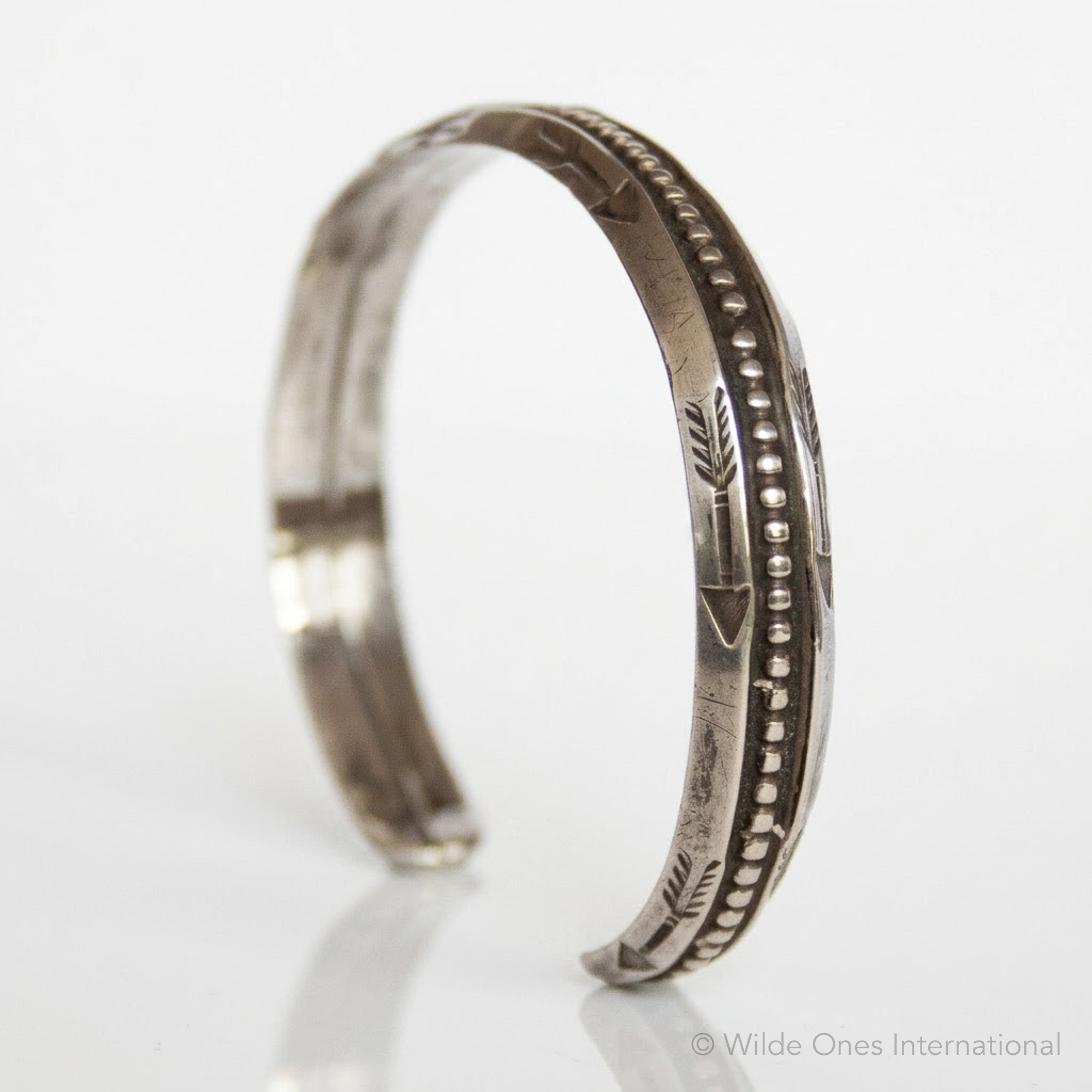 1940s Navajo Silver Bracelet - Image 7