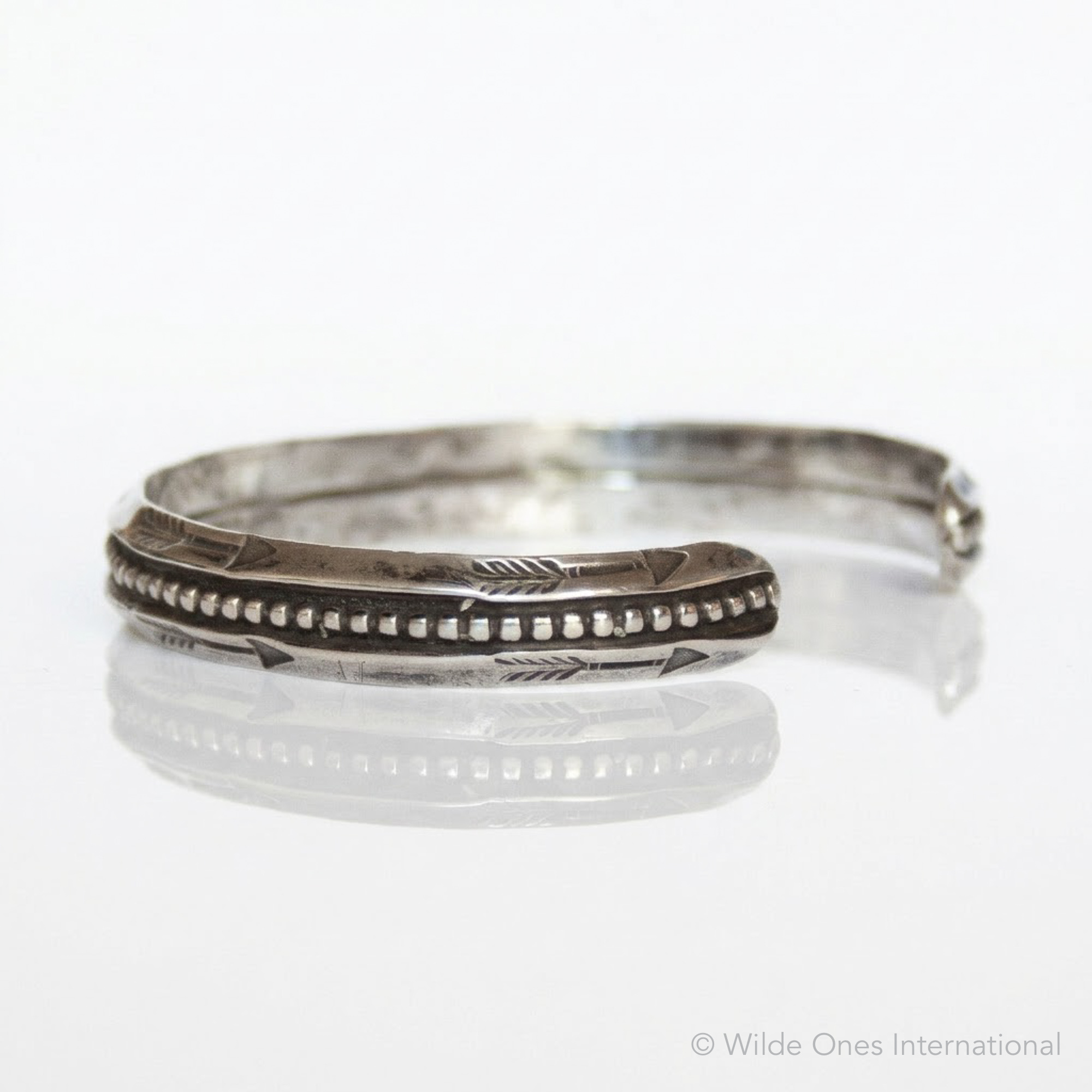 1940s Navajo Silver Bracelet - Image 5