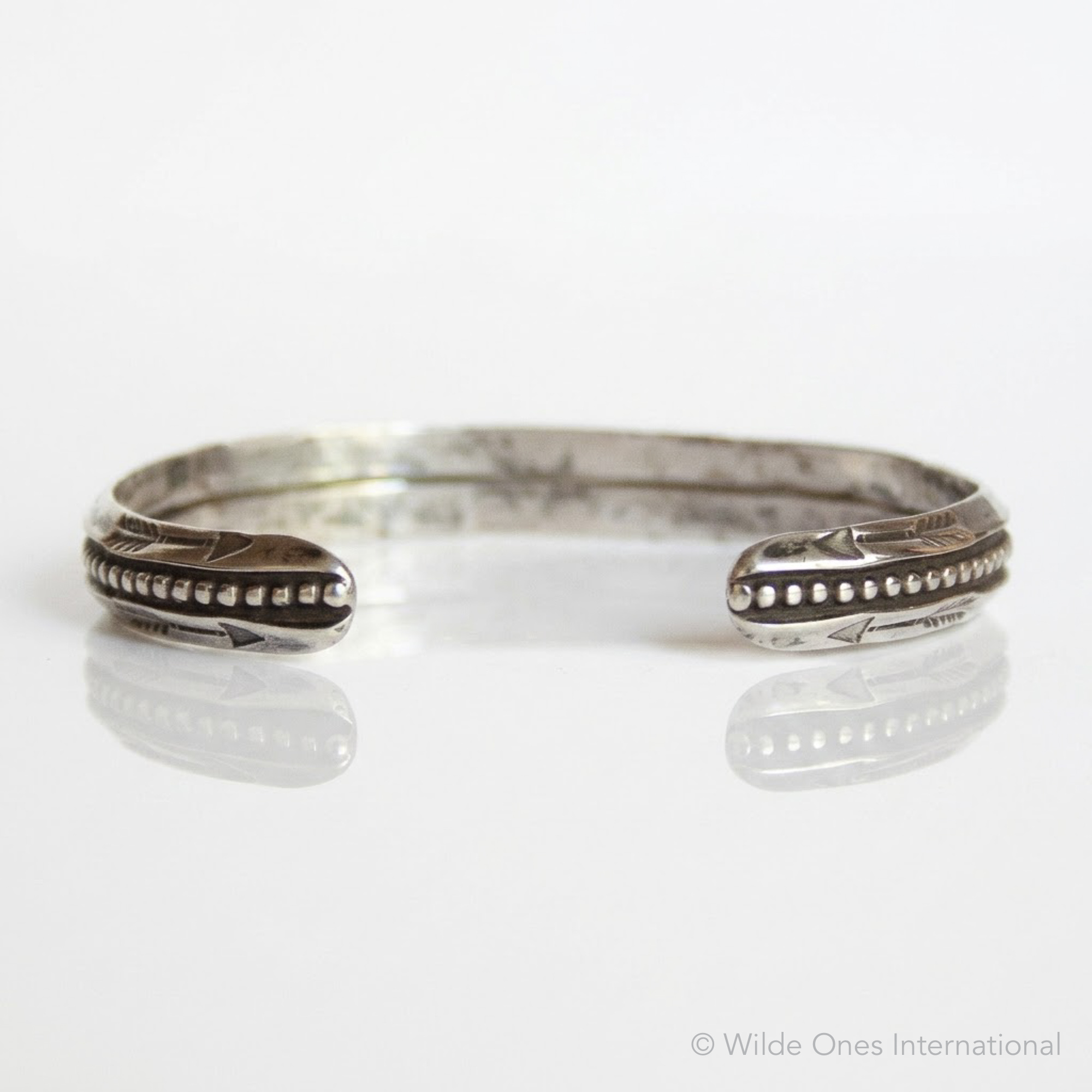 1940s Navajo Silver Bracelet - Image 4