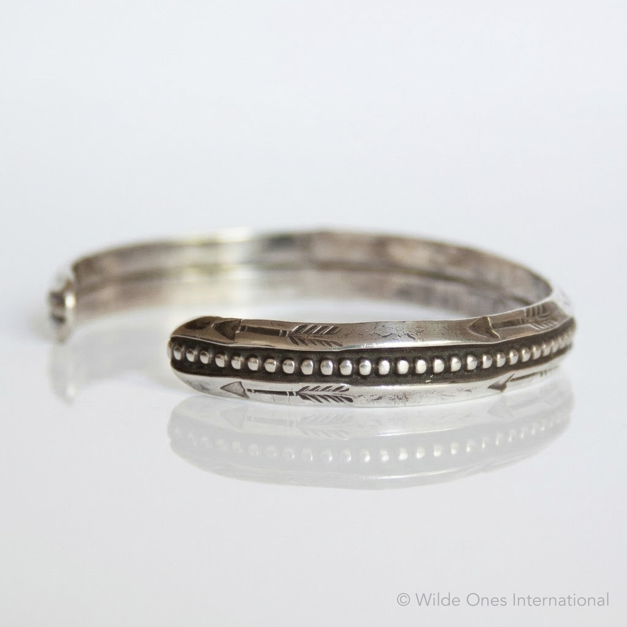 1940s Navajo Silver Bracelet - Image 3