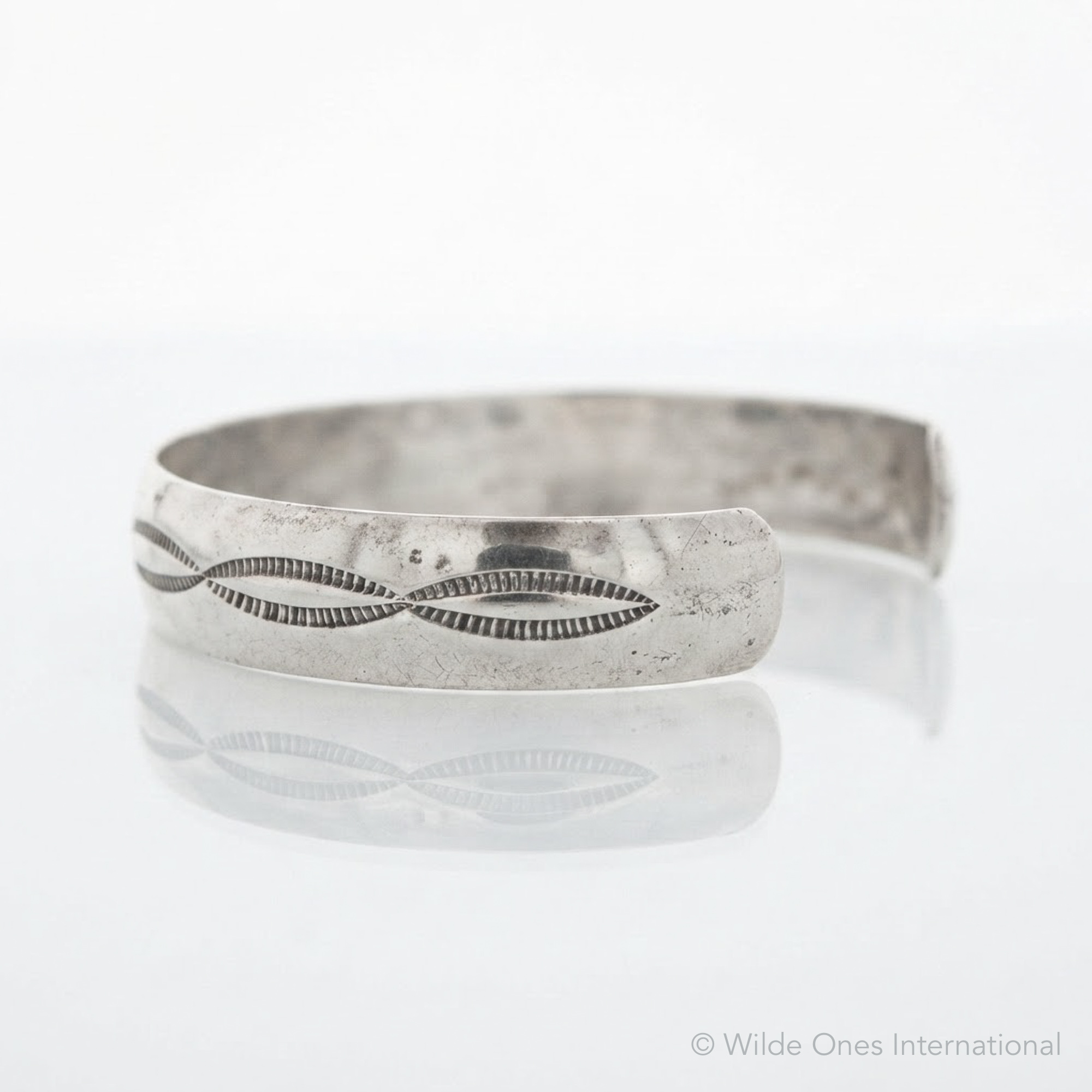 1950s Navajo Silver Bracelet - Image 5