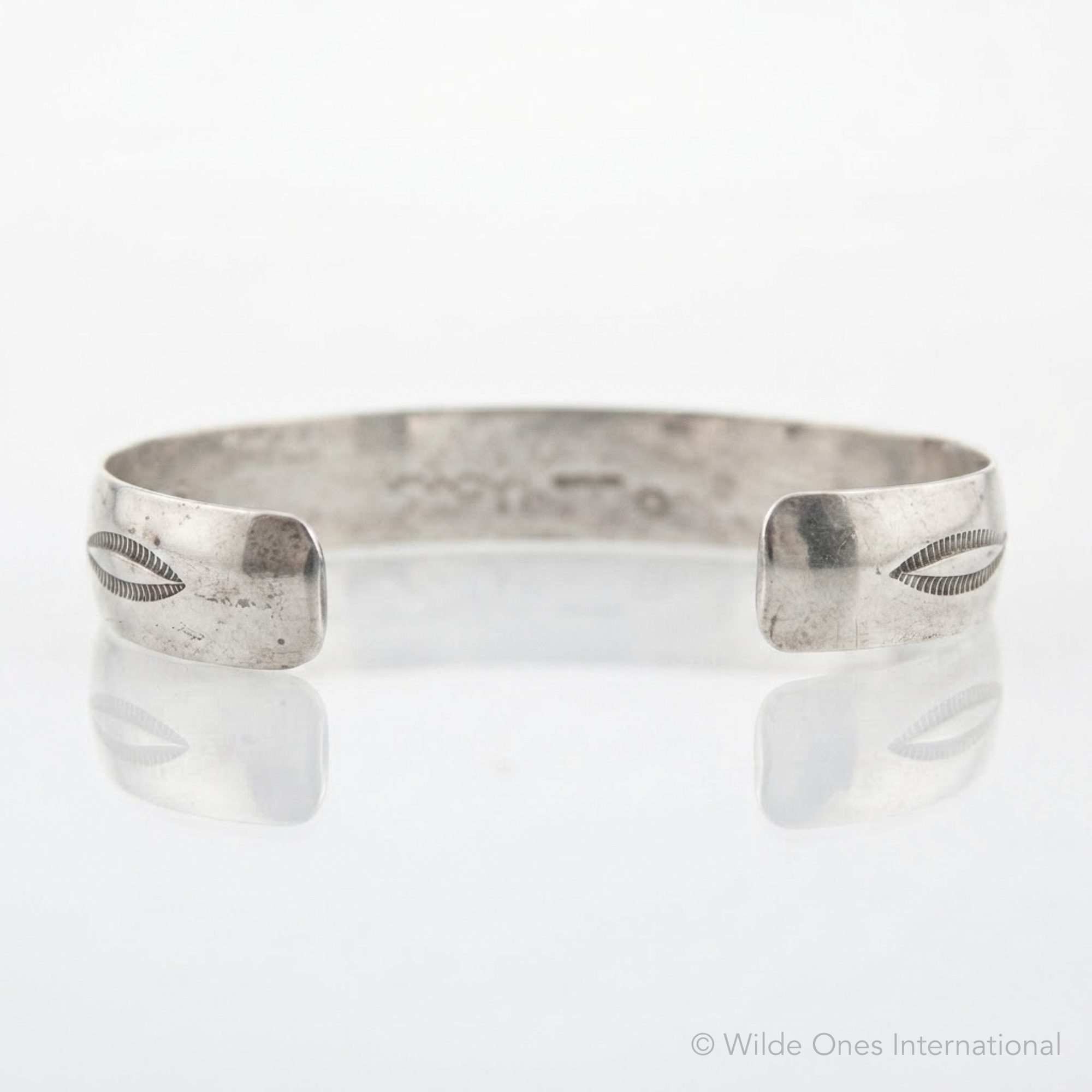 1950s Navajo Silver Bracelet - Image 4