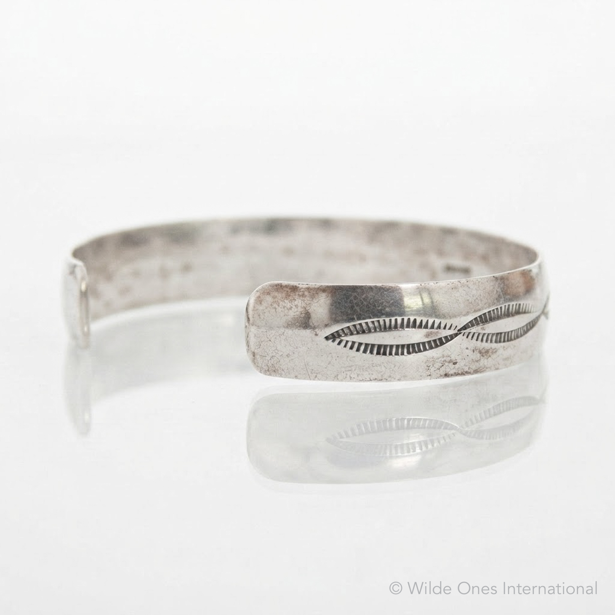 1950s Navajo Silver Bracelet - Image 3