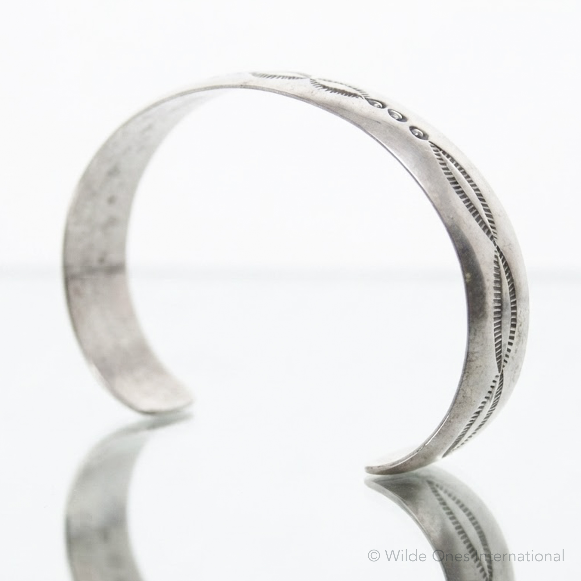 1950s Navajo Silver Bracelet - Image 6