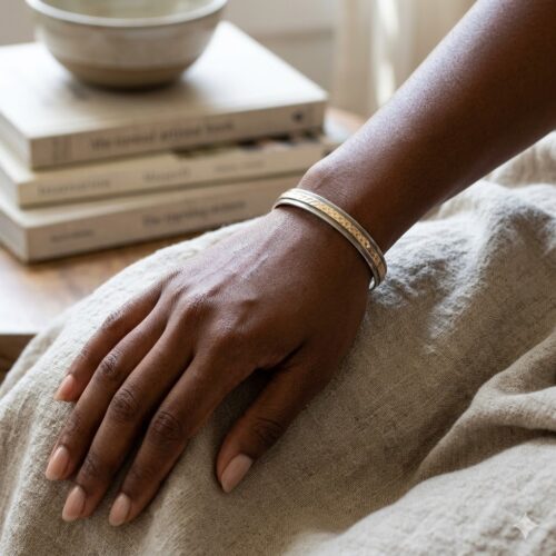 Brass Silver Baroni Bracelet