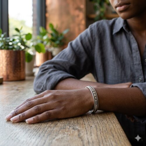 Bruce Morgan Silver Bracelet