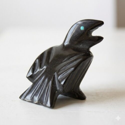 Calvert Bowannie Crow Carving