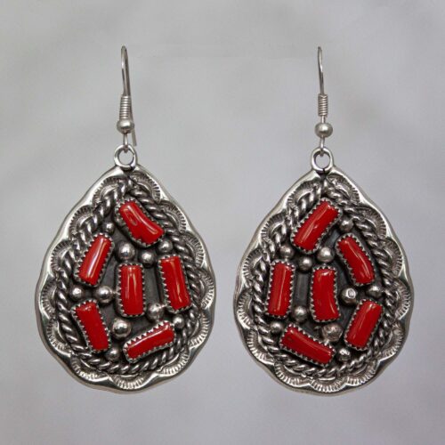 Chester Charley Coral Earrings
