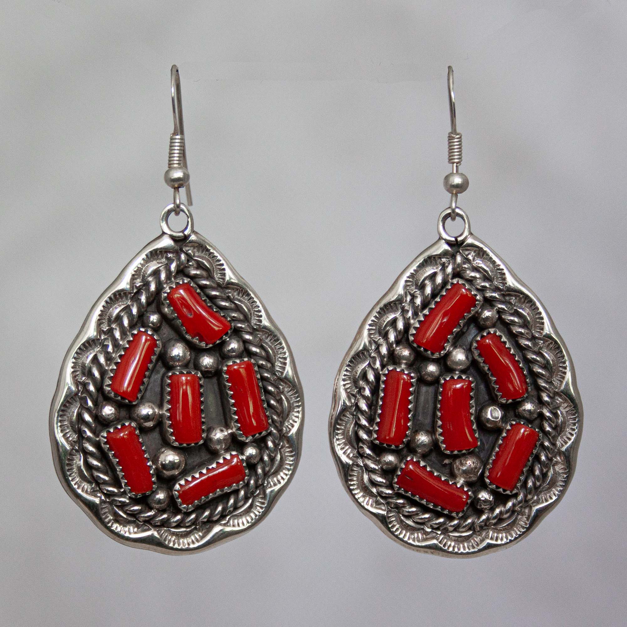 Chester Charley Coral Earrings