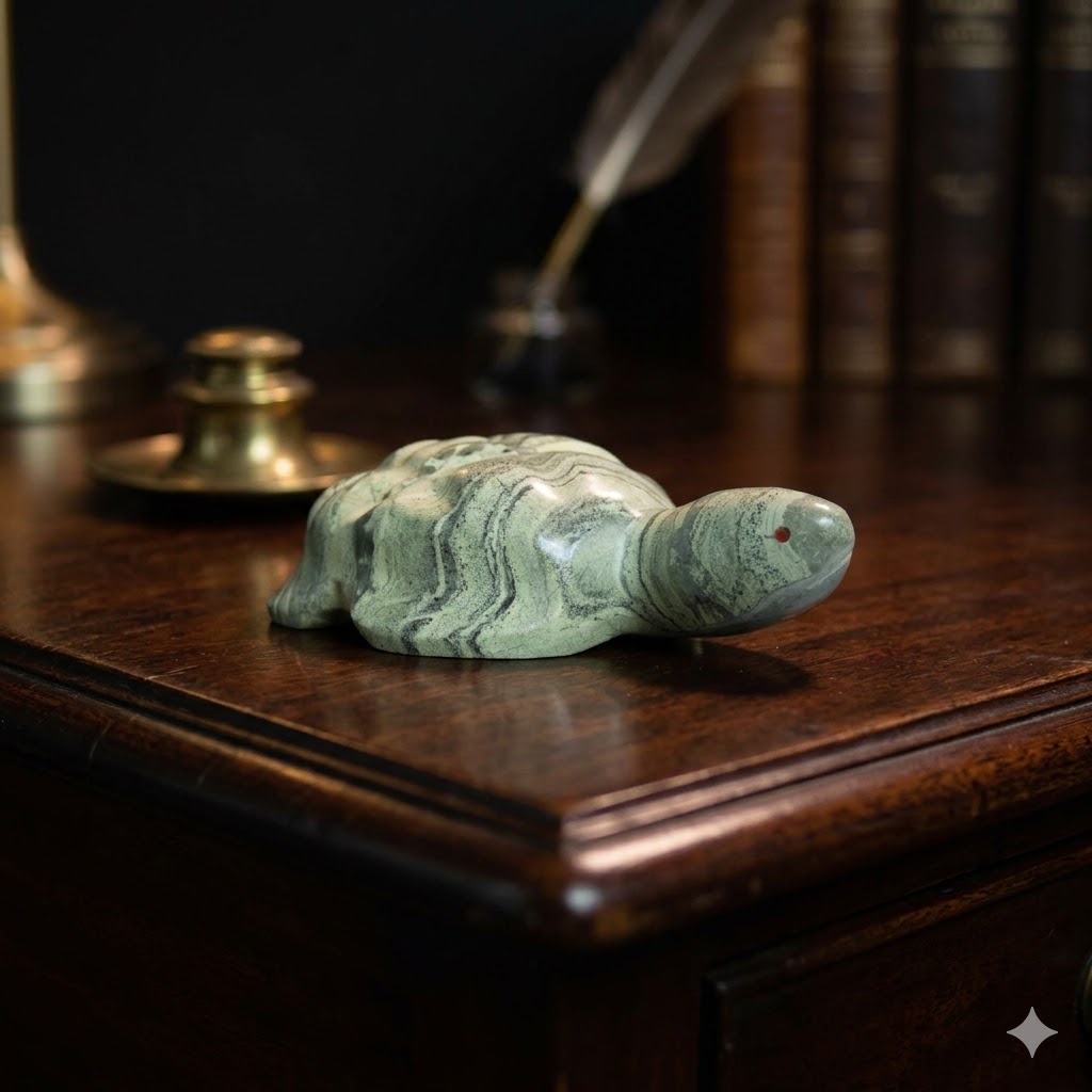 Daphne Quam Turtle Carving
