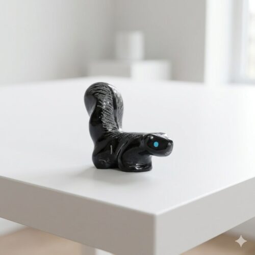 Garrick Acque Skunk Carving
