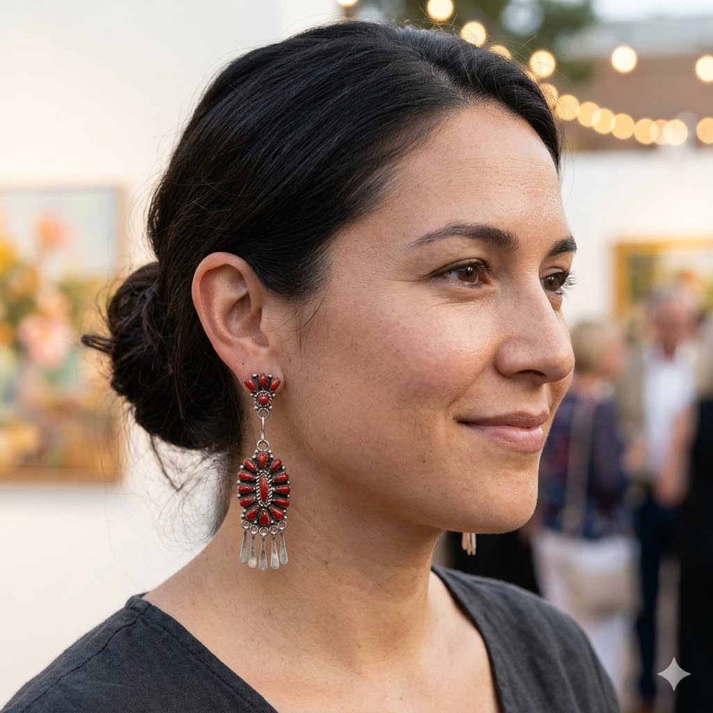 George Gasper Coral Earrings