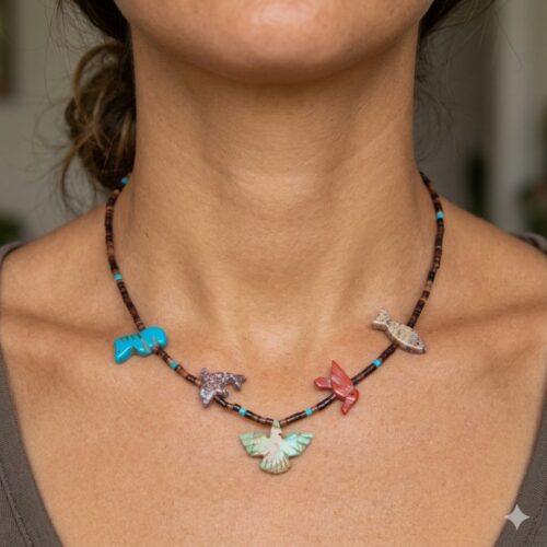 Native American Animal Necklace