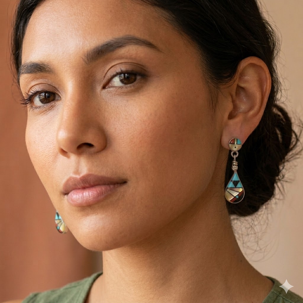 Ola Eriacho Zuni Earrings
