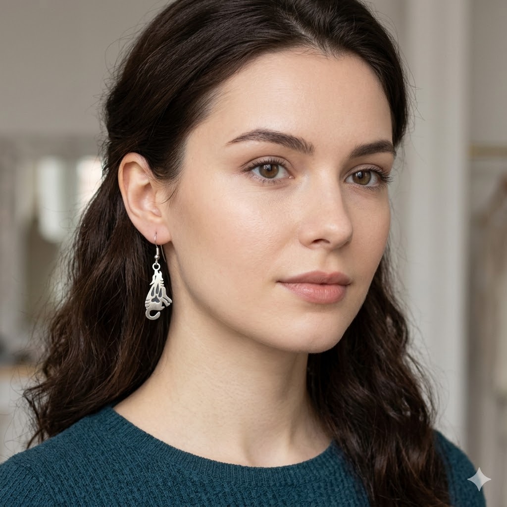 Robert Gene Coyote Earrings