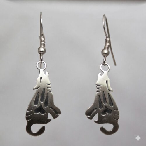 Robert Gene Coyote Earrings