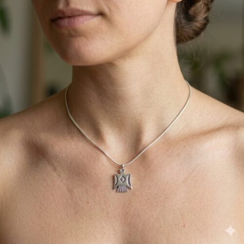 Silver Eagle Navajo Pendant