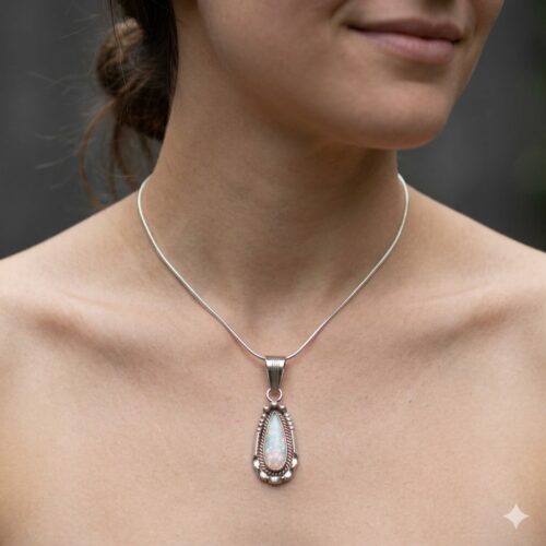 Small Zuni Opal Pendant