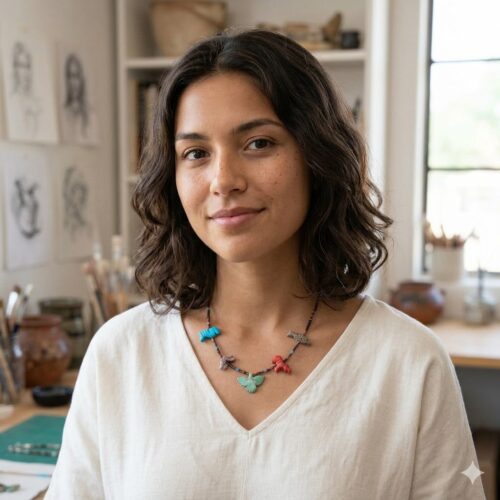 Traditional Zuni Animal Necklace