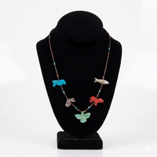 Traditional Zuni Fetish Necklace