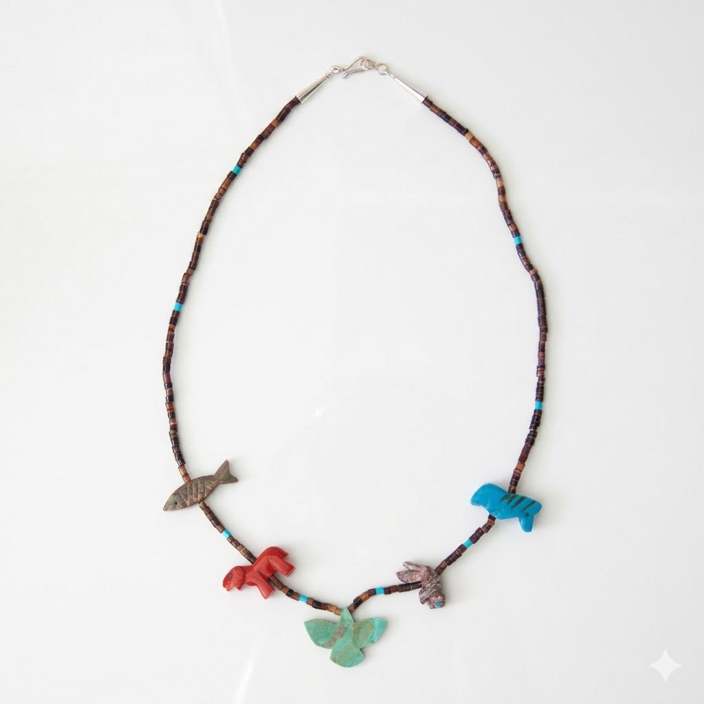 Traditional Zuni Fetish Necklace - Image 5