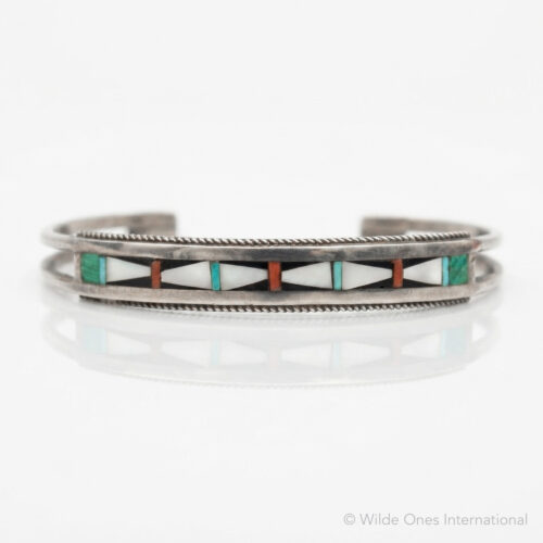 Traditional Zuni Inlay Bracelet