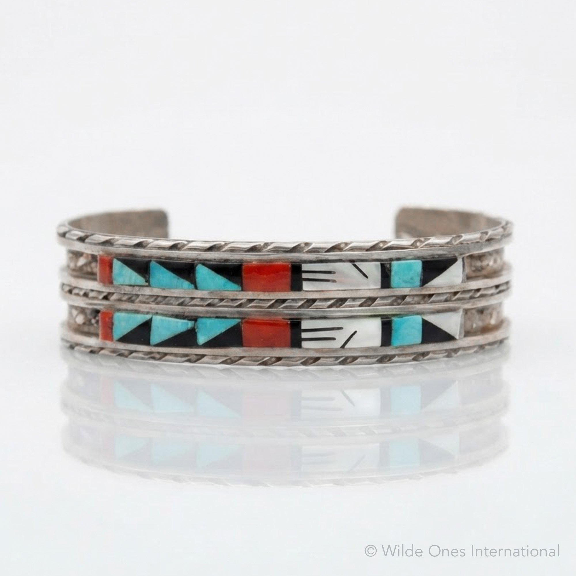 Two-Row Multicolour Bracelet