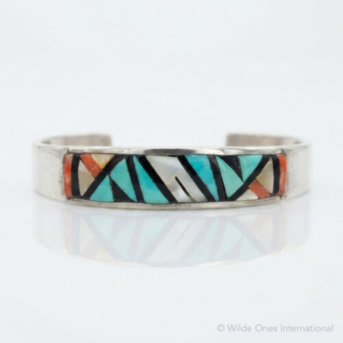 Zuni Inlay Booqa Bracelet