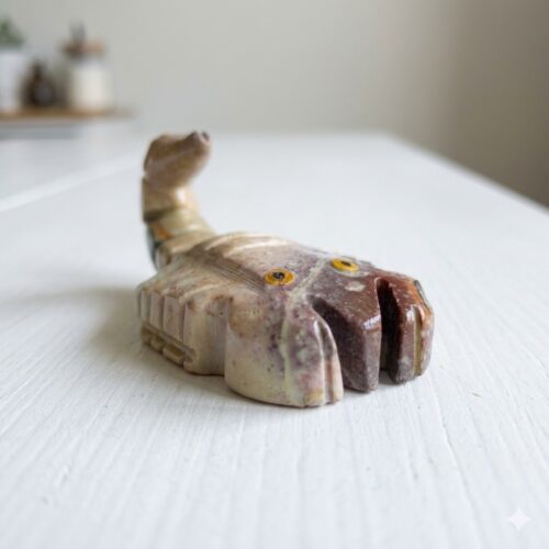 Zuni Scorpion Jasper Carving
